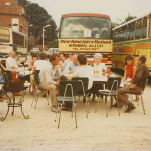 Grillparty Nach Beendigung Der Pflasterarbeiten 1984